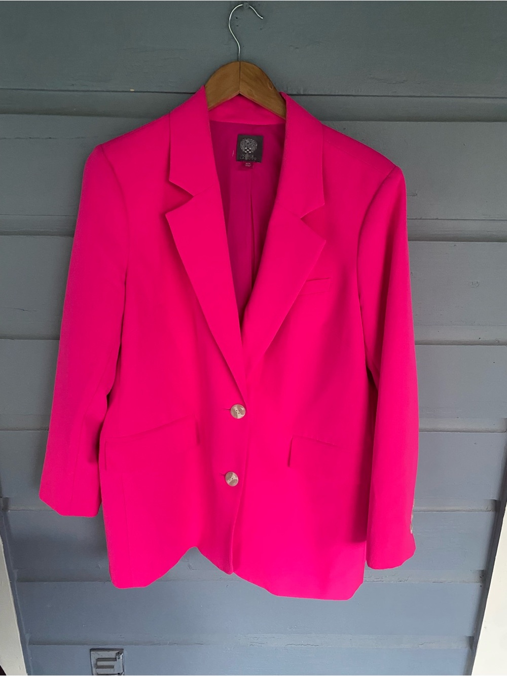Vince Camuto Bold Hot Pink Single-Breasted Blazer Sz 16W - Picture 3 of 6